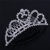 Alloy Diamond Children's Crown Comb Hair Accessories