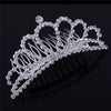 Alloy Diamond Children's Crown Comb Hair Accessories