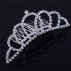 Alloy Diamond Children's Crown Comb Hair Accessories