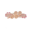 Alloy Diamond Hairpin Spring Clip For Women