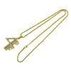 Alloy Diamond Letter And Number Pendant Men's Hip Hop Street Accessories