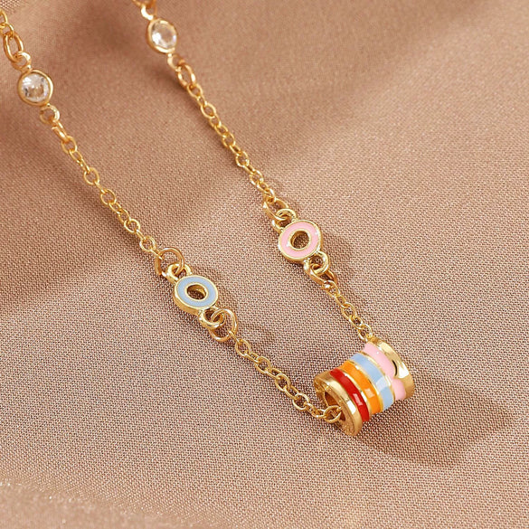 Alloy Diamond Pendant Snake Bone Chain Women's Ins Punk Creative Necklace