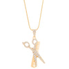 Alloy Diamond Pendant Snake Bone Chain Women's Ins Punk Creative Necklace