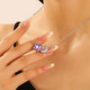 Alloy Diamond Pendant Snake Bone Chain Women's Ins Punk Creative Necklace