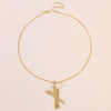 Alloy Diamond Pendant Snake Bone Chain Women's Ins Punk Creative Necklace