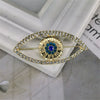 Alloy Diamond Retro Style Elf Devil's Eye Brooch Unisex Accessories