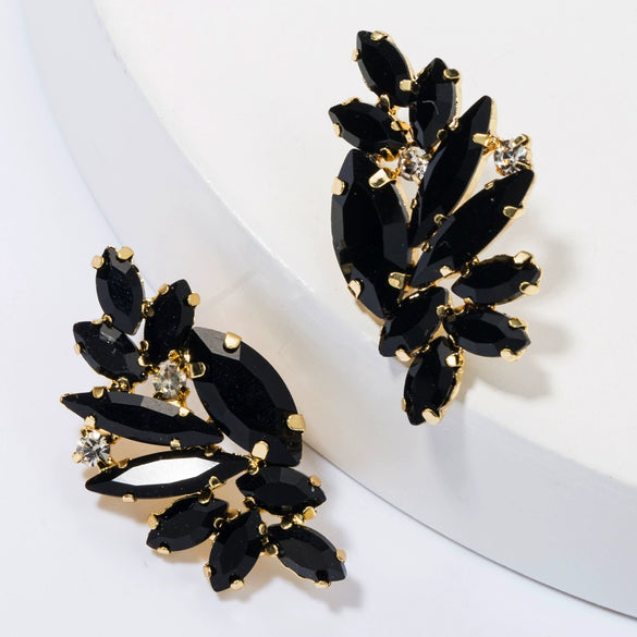 Alloy Diamond Studded Rhinestone Earrings For Women