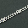 Alloy Diamondencrusted Insectshaped Cuban Chain Necklace For Women