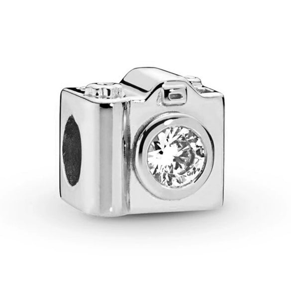 Alloy Diy Bracelet Accessories With Rose Gold Electroplated Large Hole Beads And Totem Pattern