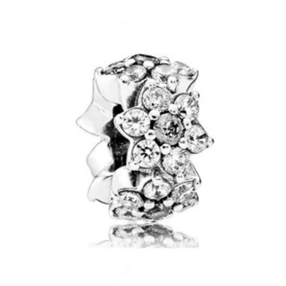 Alloy Diy Bracelet Accessories With Rose Gold Electroplated Large Hole Beads And Totem Pattern