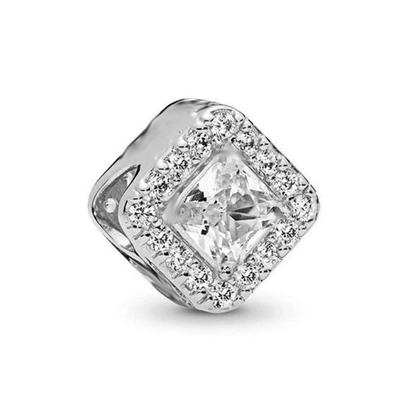 Alloy Diy Bracelet Accessories With Rose Gold Electroplated Large Hole Beads And Totem Pattern