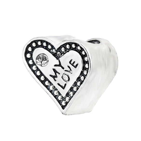 Alloy Diy Bracelet Accessories With Rose Gold Electroplated Large Hole Beads And Totem Pattern