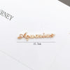 Alloy Diy Letter Rhinestone Accessories Electroplated With Number Letters Pattern