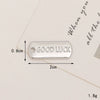 Alloy Diy Letter Rhinestone Accessories Electroplated With Number Letters Pattern