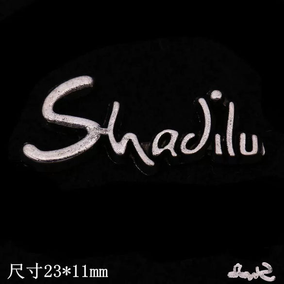 Alloy Diy Letter Rhinestone Accessories Electroplated With Number Letters Pattern