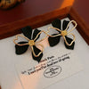 Alloy Doublelayer Cut Out Flower Geometric Style Electroplated Women's Earrings