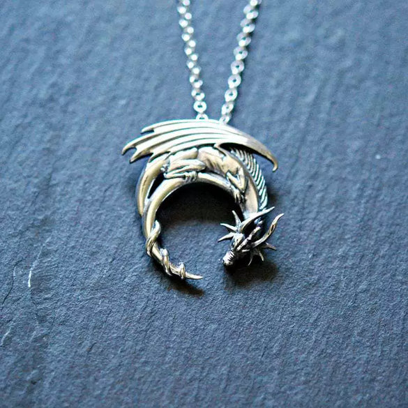 Alloy Dragon Shape Women's Necklace With Electroplating Treatment