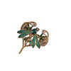 Alloy Dragonfly Brooch Electroplated Minimalist Animal Style