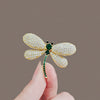 Alloy Dragonfly Brooch With Electroplating Natural Style Animal Pattern For Women