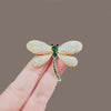 Alloy Dragonfly Brooch With Electroplating Natural Style Animal Pattern For Women
