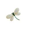 Alloy Dragonfly Women's Luxury Rhinestone Brooch With Electroplating