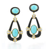 Alloy Dripping Glue Geometric Ladies Earrings
