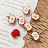 Alloy Dripping Oil Apple Beaded Bracelet Necklace Mobile Phone Chain Accessories