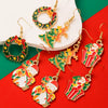 Alloy Dripping Oil Bow Earrings For Women