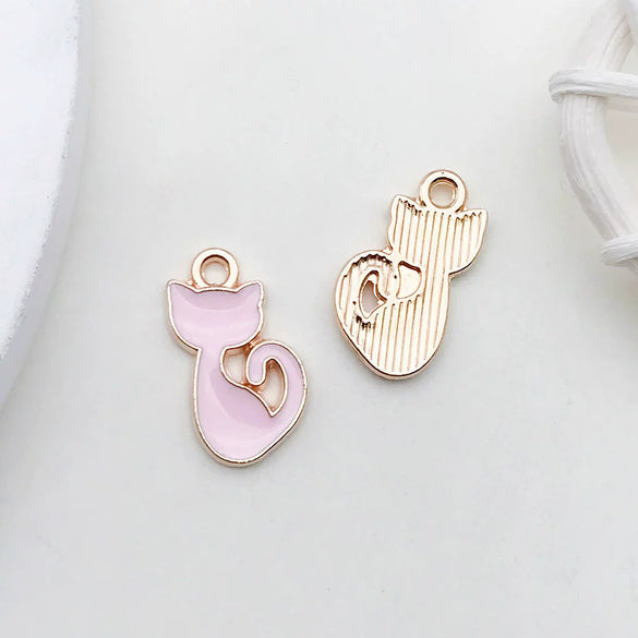 Alloy Dripping Oil Cartoon Style Diy Handmade Jewelry Accessories Pendant Earrings Necklace