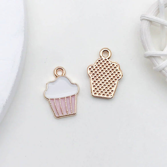 Alloy Dripping Oil Cartoon Style Diy Handmade Jewelry Accessories Pendant Earrings Necklace