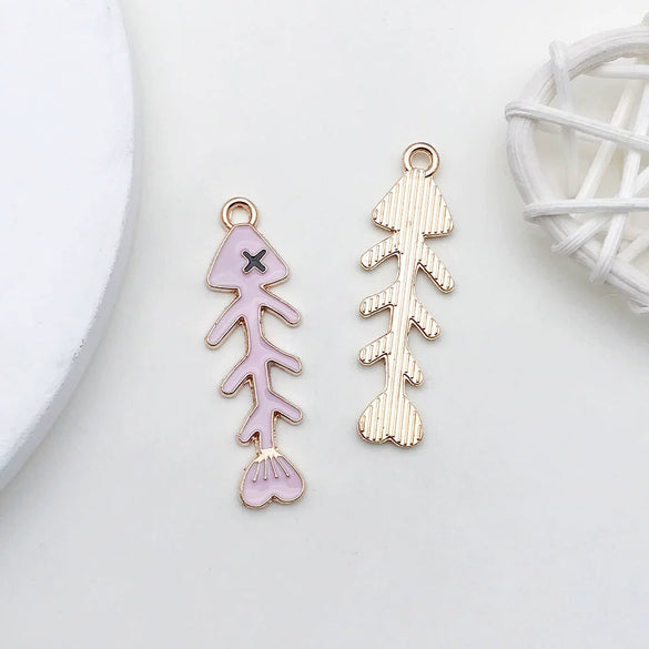 Alloy Dripping Oil Cartoon Style Diy Handmade Jewelry Accessories Pendant Earrings Necklace