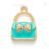 Alloy Dripping Oil Drill Jewelry Accessories Pendant Earrings Hair Accessories Mobile Phone Pendant Key Chain