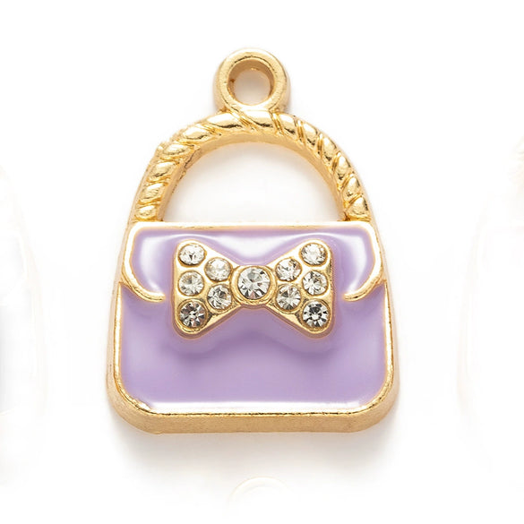 Alloy Dripping Oil Drill Jewelry Accessories Pendant Earrings Hair Accessories Mobile Phone Pendant Key Chain