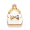 Alloy Dripping Oil Drill Jewelry Accessories Pendant Earrings Hair Accessories Mobile Phone Pendant Key Chain