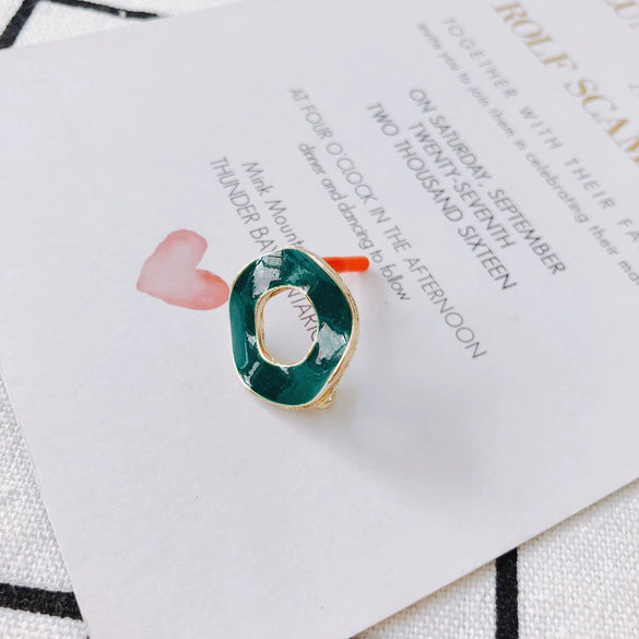 Alloy Dripping Oil Jewelry Accessories Vintage Style Earrings