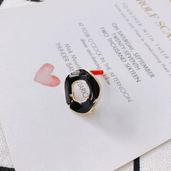 Alloy Dripping Oil Jewelry Accessories Vintage Style Earrings