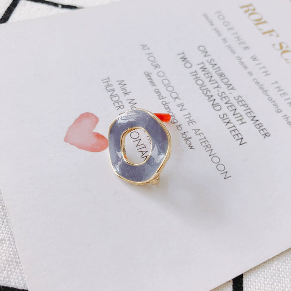 Alloy Dripping Oil Jewelry Accessories Vintage Style Earrings