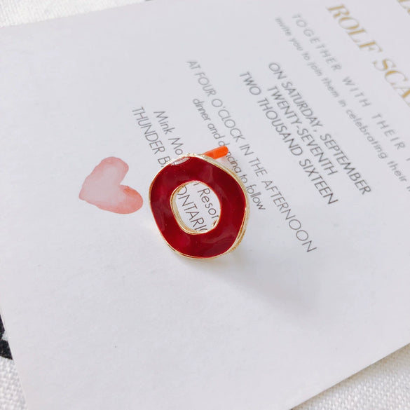 Alloy Dripping Oil Jewelry Accessories Vintage Style Earrings