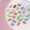 Alloy Dripping Oil Small Fish Beaded Jewelry Bracelet Necklace Mobile Phone Chain Accessories