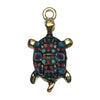 Alloy Dripping Oil Turtle Cartoon Pendant Jewelry Accessories