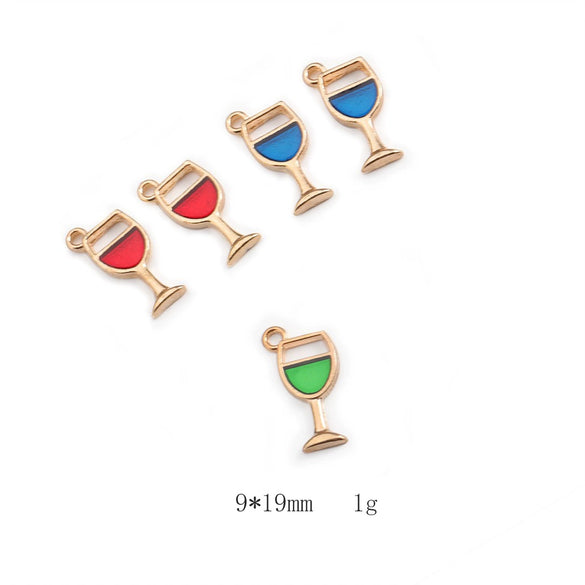 Alloy Drop Oil Pattern Jewelry Accessories Pendant Earrings And Bracelet Pendants