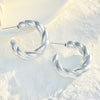 Alloy Drop Shape Electroplated Punk Style Women's Earrings