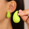 Alloy Drop Shape Electroplated Punk Style Women's Earrings