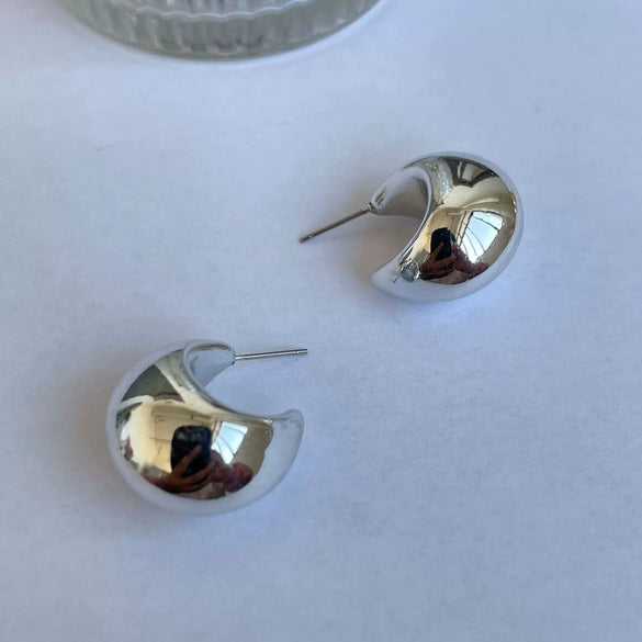 Alloy Drop Shape Electroplated Punk Style Women's Earrings