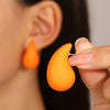 Alloy Drop Shape Electroplated Punk Style Women's Earrings
