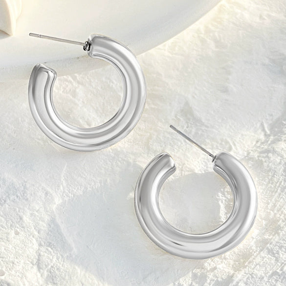 Alloy Drop Shape Electroplated Punk Style Women's Earrings