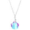 Alloy Drop Shape Pendant Necklace Women's Electroplated Natural Style Jewelry