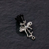 Alloy Electroplated Beaded Butterfly Love Rose Style Bracelet Necklace Accessories Diy Handmade