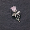 Alloy Electroplated Beaded Butterfly Love Rose Style Bracelet Necklace Accessories Diy Handmade