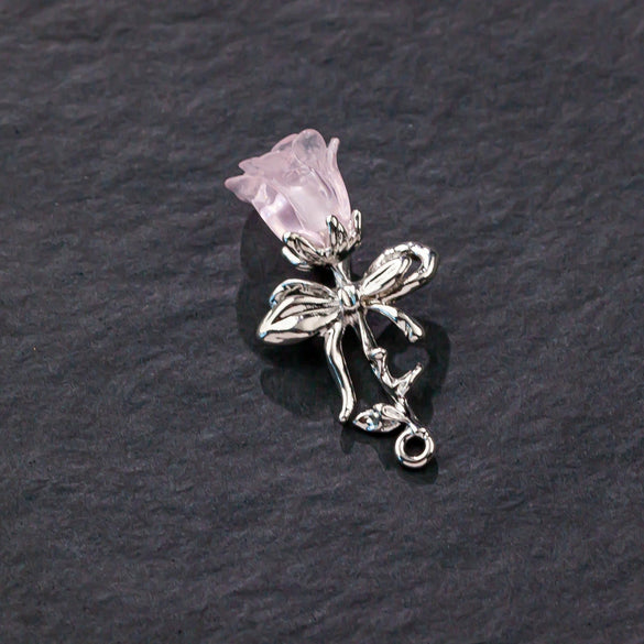 Alloy Electroplated Beaded Butterfly Love Rose Style Bracelet Necklace Accessories Diy Handmade